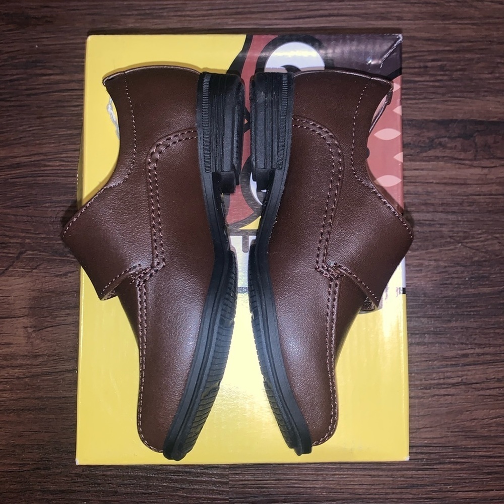 Smart fit Grant strap‎ Grant brides brown dress shoes size 5c NWT & box - Picture 3 of 5